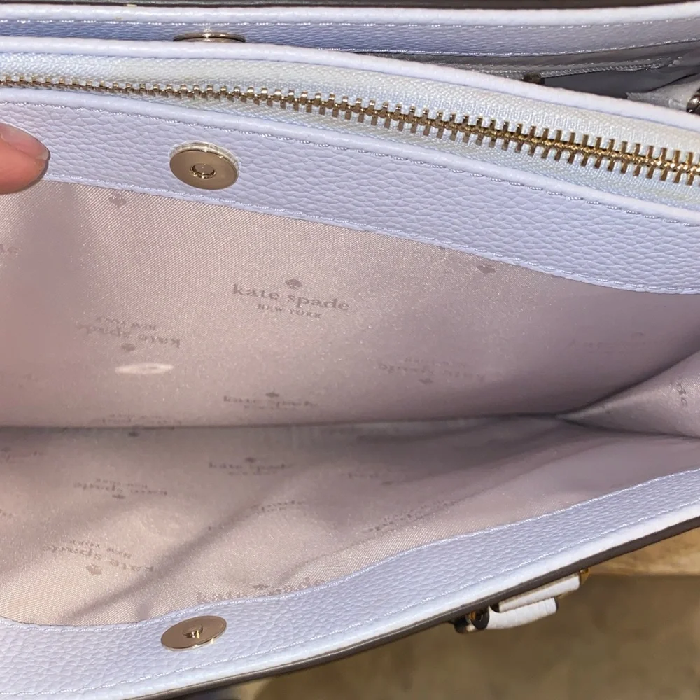 Kate Spade Lavender Mulberry Street Lise Satchel Frozenlila